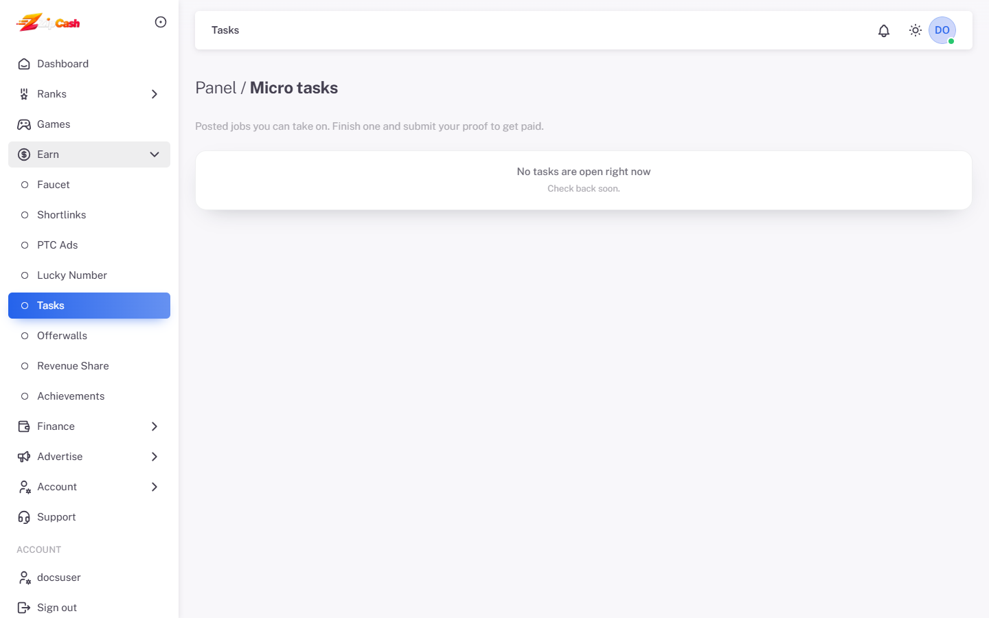 Tasks