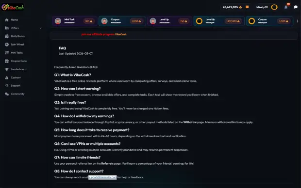 Published CMS page