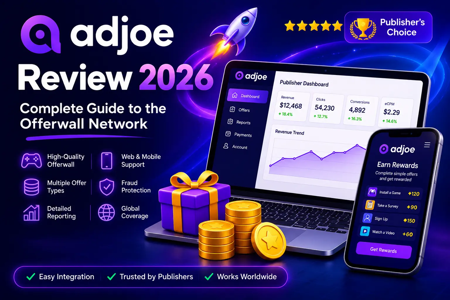 Adjoe Review: Complete Publisher Review, Features, Integration, Payouts & Alternatives