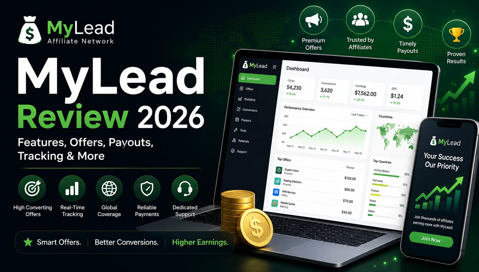 MyLead Review 2026: Offers, API, Postbacks, Offerwall, SDK, Payouts & Integration