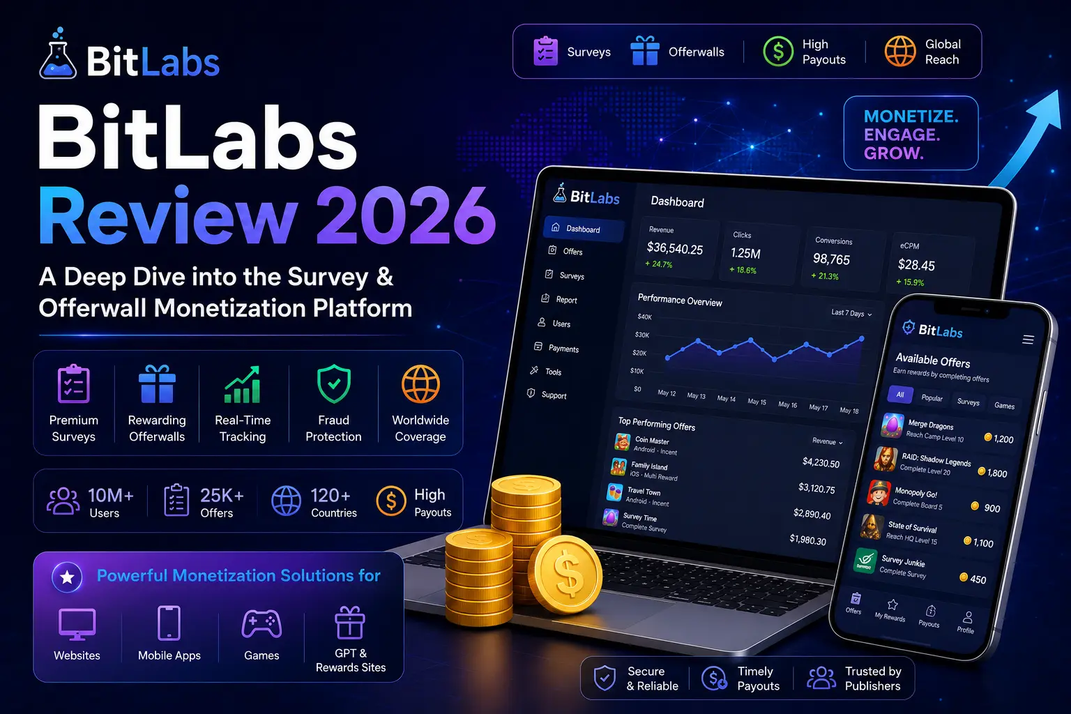 BitLabs Review 2026: A Deep Dive into the Survey & Offerwall Monetization Platform
